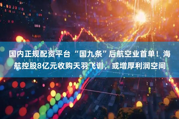 国内正规配资平台 “国九条”后航空业首单！海航控股8亿元收购天羽飞训，或增厚利润空间