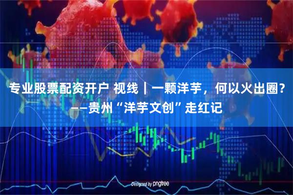 专业股票配资开户 视线｜一颗洋芋，何以火出圈？——贵州“洋芋文创”走红记